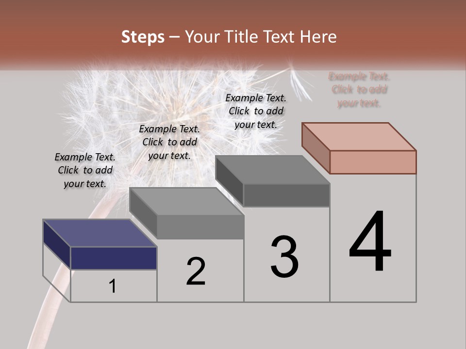 A Dandelion Powerpoint Presentation With A Black Background PowerPoint Template