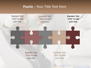 A Young Girl Getting Her Teeth Checked By A Dentist PowerPoint Template