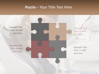 A Young Girl Getting Her Teeth Checked By A Dentist PowerPoint Template