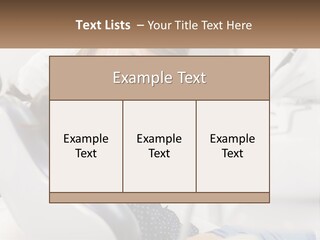 A Young Girl Getting Her Teeth Checked By A Dentist PowerPoint Template