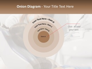 A Young Girl Getting Her Teeth Checked By A Dentist PowerPoint Template