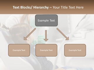 A Young Girl Getting Her Teeth Checked By A Dentist PowerPoint Template