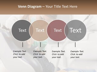 A Young Girl Getting Her Teeth Checked By A Dentist PowerPoint Template