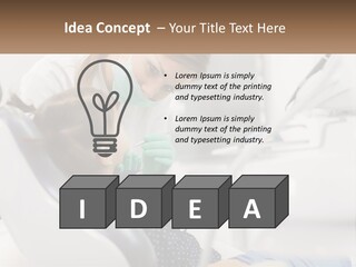 A Young Girl Getting Her Teeth Checked By A Dentist PowerPoint Template