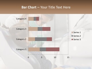 A Young Girl Getting Her Teeth Checked By A Dentist PowerPoint Template
