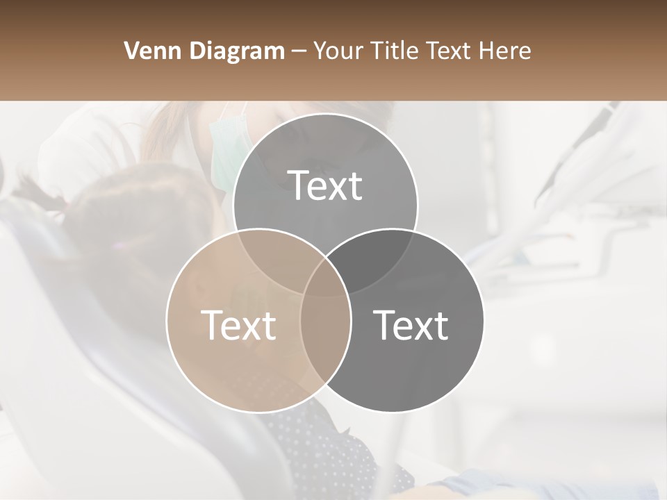 A Young Girl Getting Her Teeth Checked By A Dentist PowerPoint Template