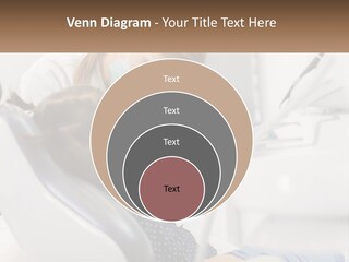 A Young Girl Getting Her Teeth Checked By A Dentist PowerPoint Template