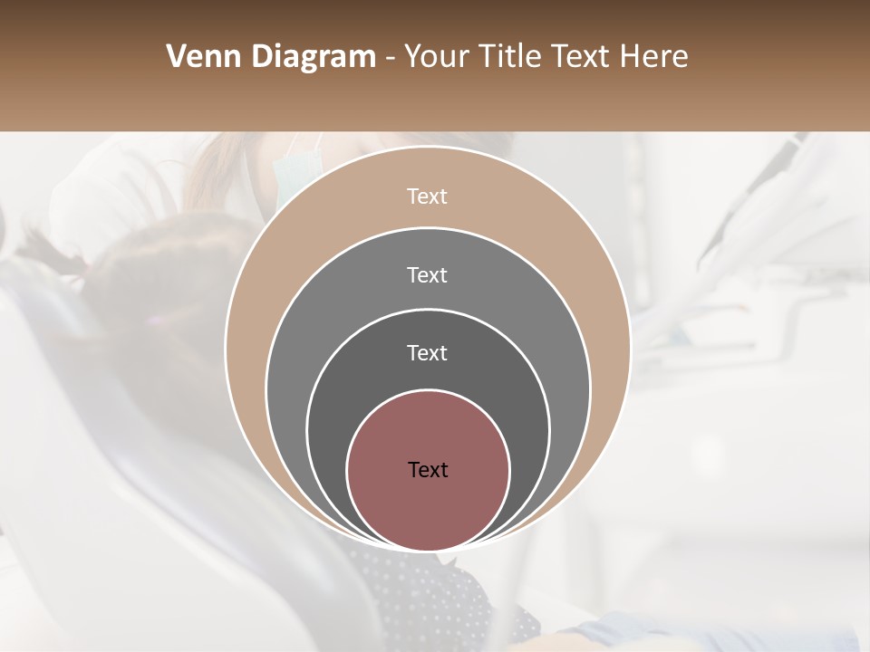 A Young Girl Getting Her Teeth Checked By A Dentist PowerPoint Template
