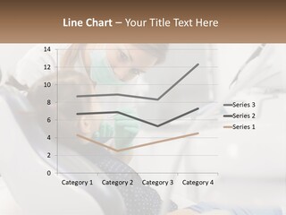 A Young Girl Getting Her Teeth Checked By A Dentist PowerPoint Template