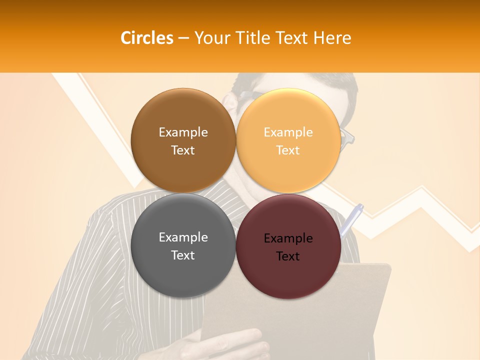 A Man Holding A Clipboard And Pen In His Hand PowerPoint Template