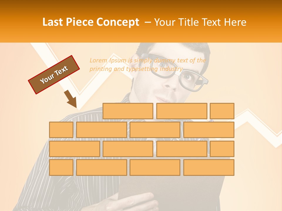 A Man Holding A Clipboard And Pen In His Hand PowerPoint Template