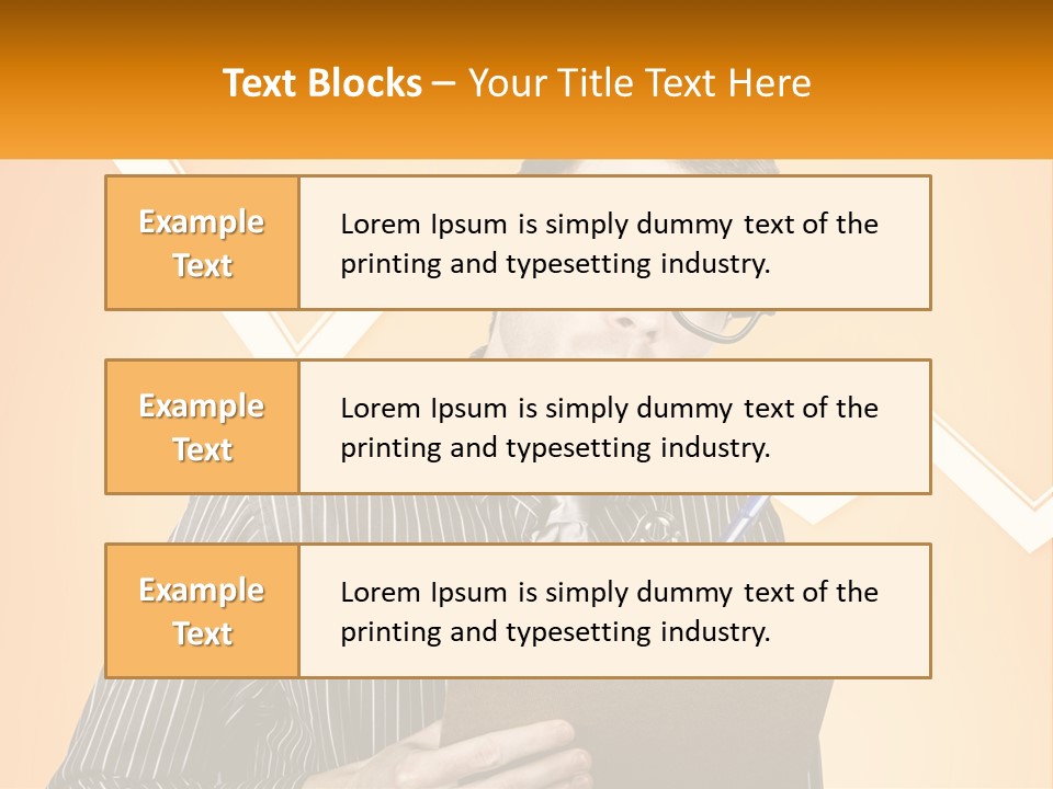 A Man Holding A Clipboard And Pen In His Hand PowerPoint Template