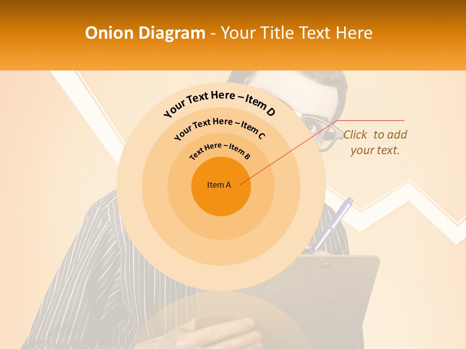 A Man Holding A Clipboard And Pen In His Hand PowerPoint Template