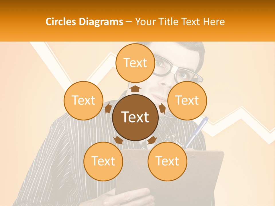 A Man Holding A Clipboard And Pen In His Hand PowerPoint Template