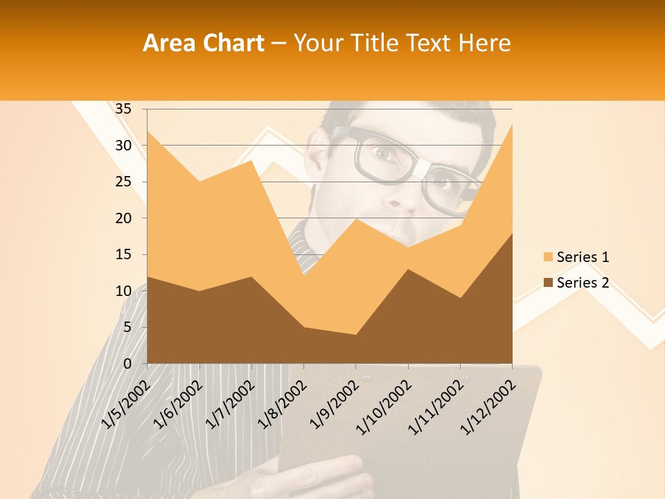 A Man Holding A Clipboard And Pen In His Hand PowerPoint Template