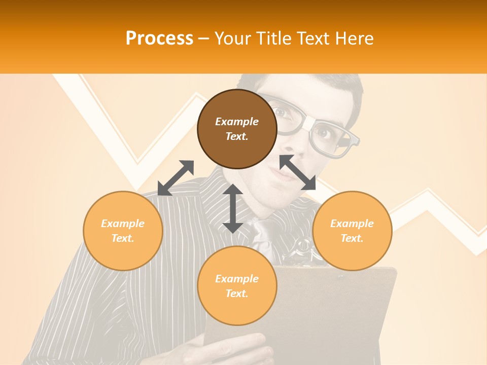 A Man Holding A Clipboard And Pen In His Hand PowerPoint Template