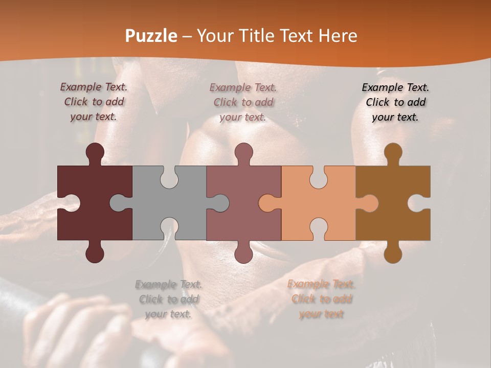 A Bodybuilding Man Holding A Barbell Powerpoint Template PowerPoint Template