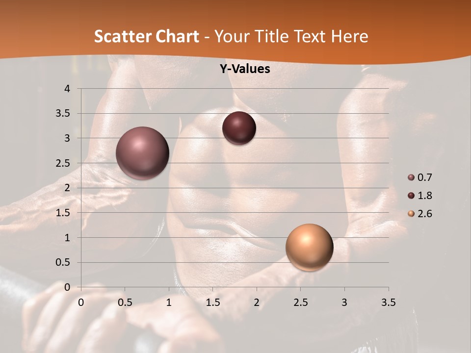 A Bodybuilding Man Holding A Barbell Powerpoint Template PowerPoint Template