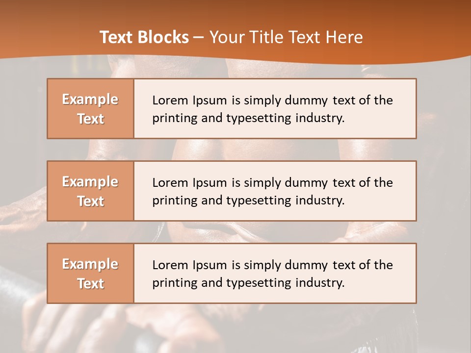 A Bodybuilding Man Holding A Barbell Powerpoint Template PowerPoint Template