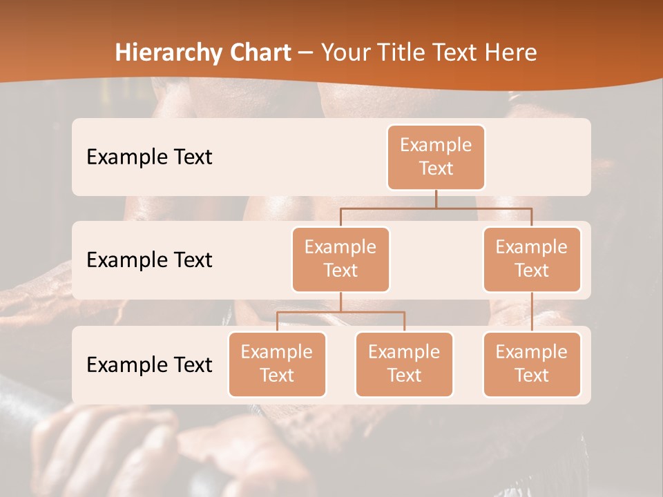 A Bodybuilding Man Holding A Barbell Powerpoint Template PowerPoint Template