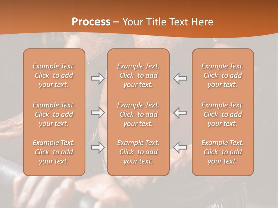 A Bodybuilding Man Holding A Barbell Powerpoint Template PowerPoint Template