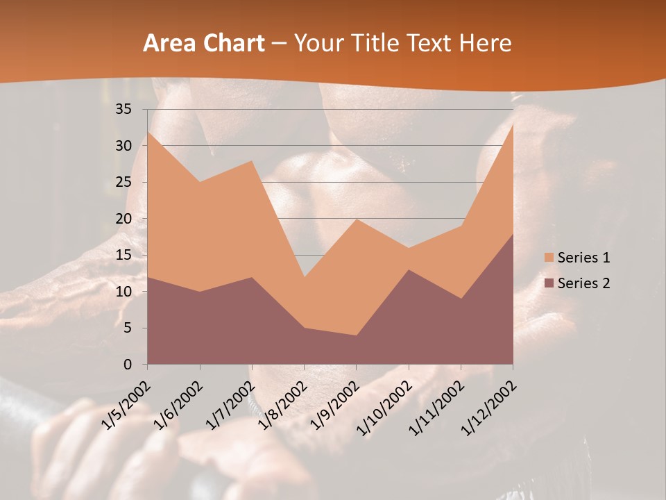 A Bodybuilding Man Holding A Barbell Powerpoint Template PowerPoint Template