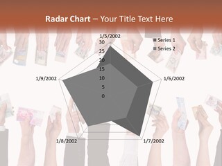 A Group Of People Holding Money In Their Hands PowerPoint Template