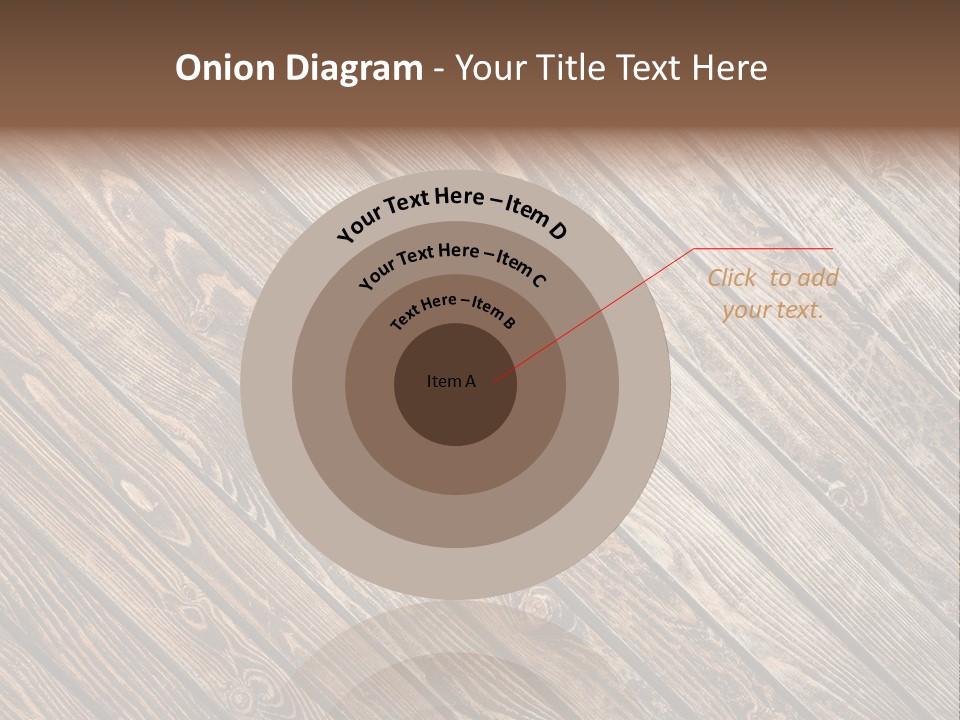 A Wooden Floor With A Brown Background PowerPoint Template