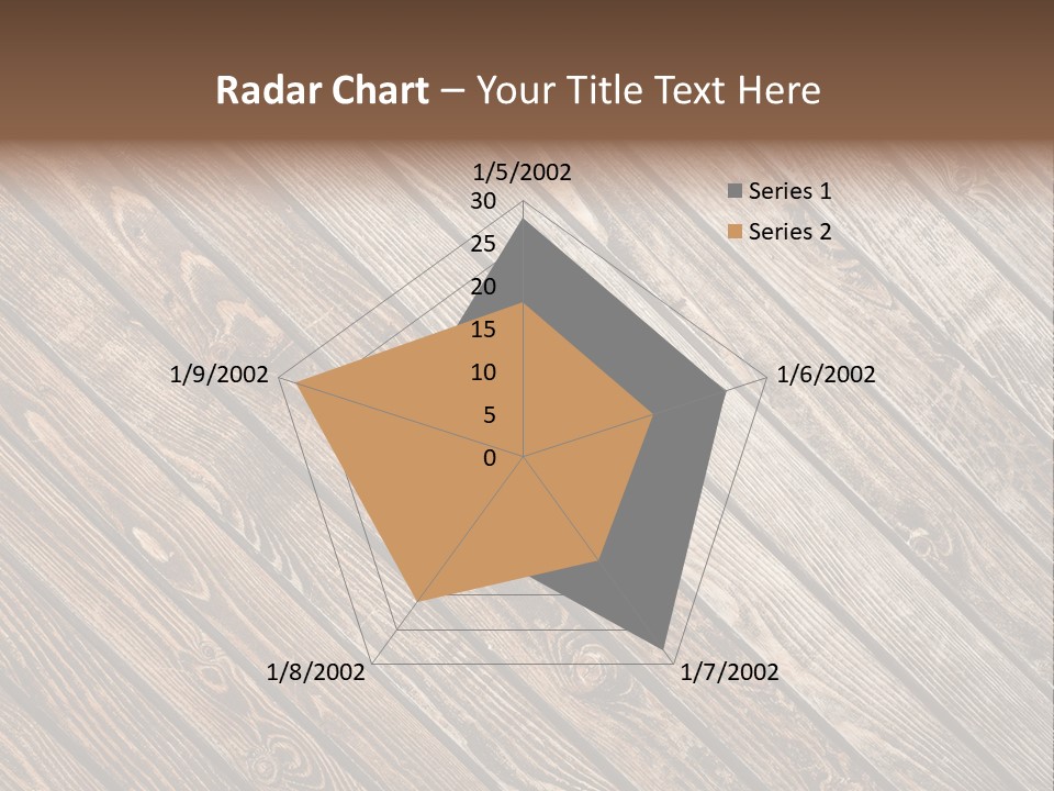 A Wooden Floor With A Brown Background PowerPoint Template
