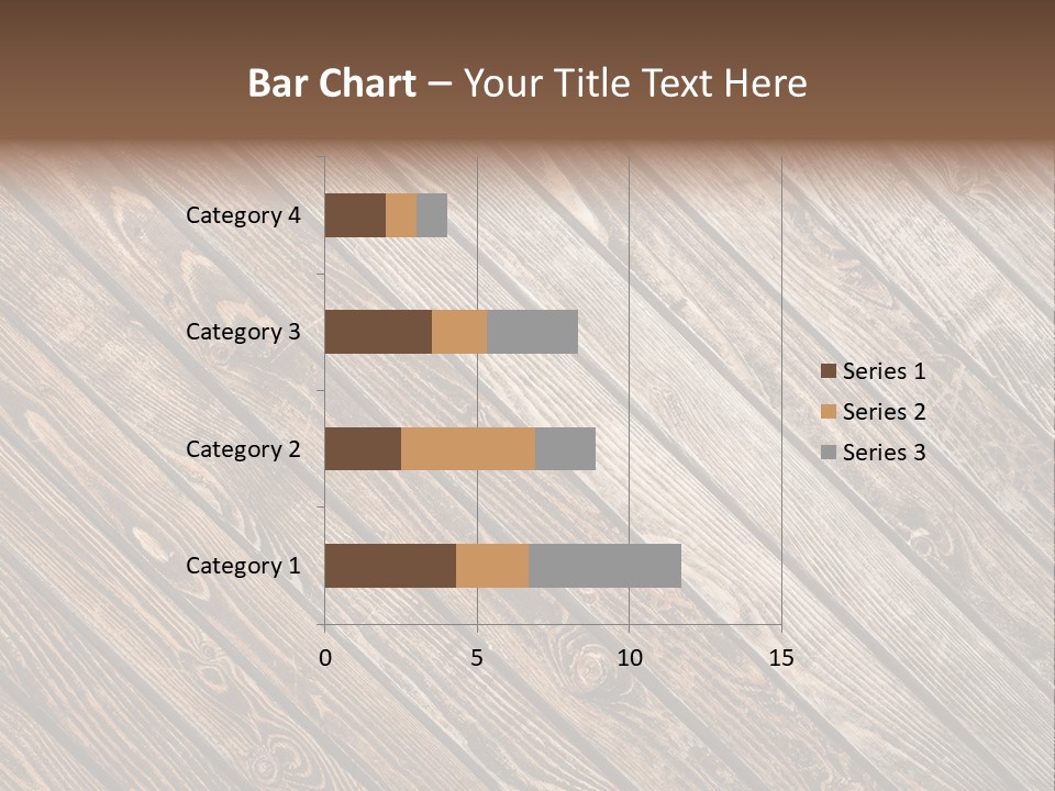 A Wooden Floor With A Brown Background PowerPoint Template