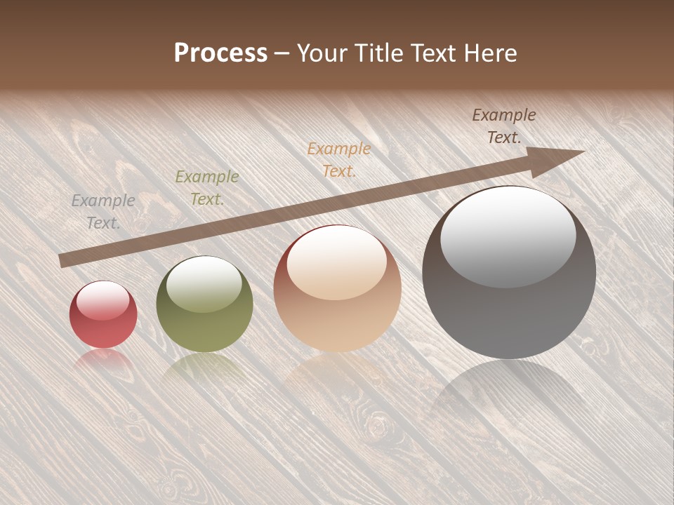 A Wooden Floor With A Brown Background PowerPoint Template