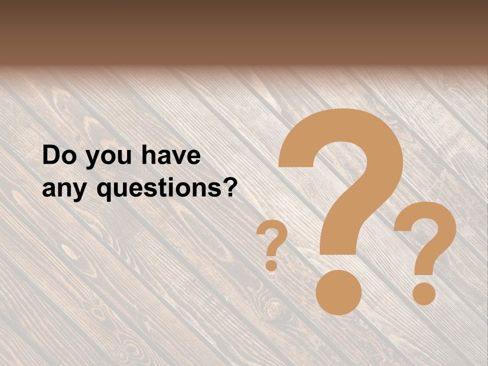 A Wooden Floor With A Brown Background PowerPoint Template