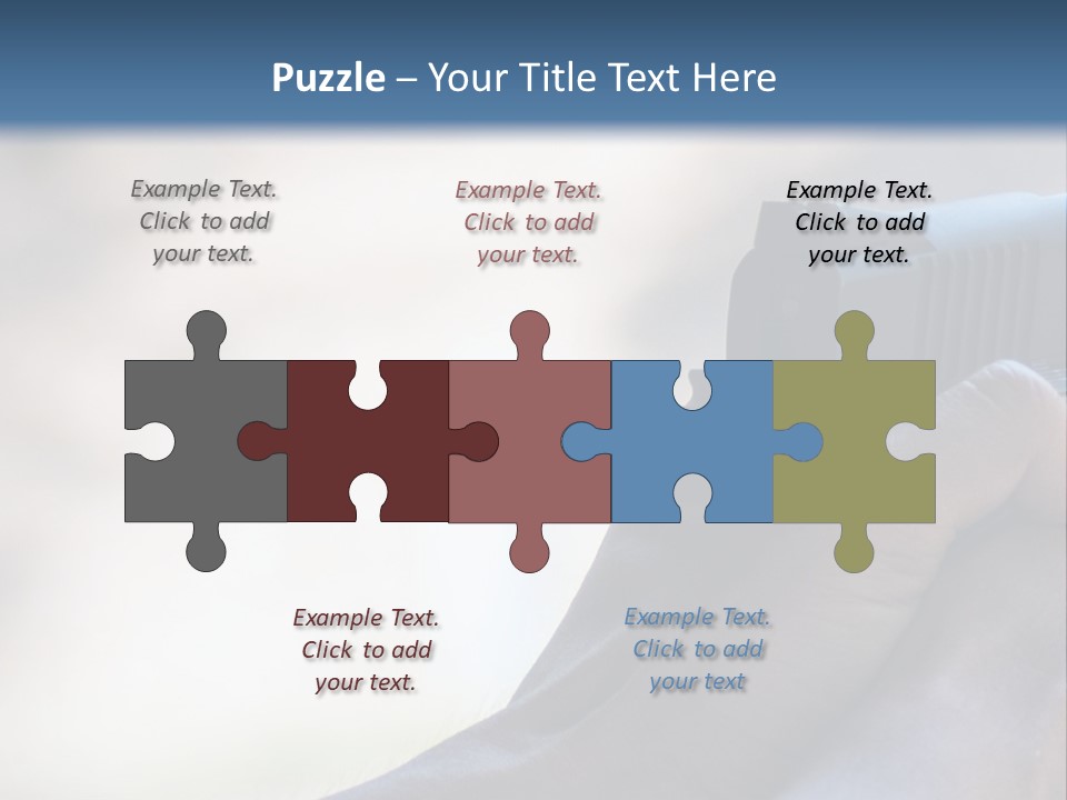 A Person Holding A Gun In Their Hand PowerPoint Template