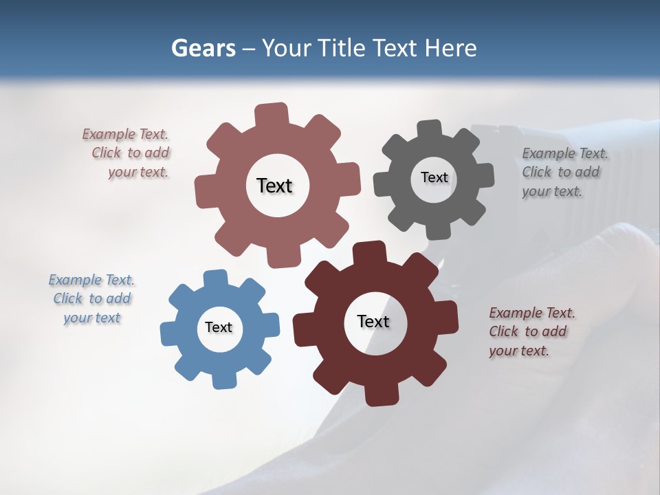 A Person Holding A Gun In Their Hand PowerPoint Template