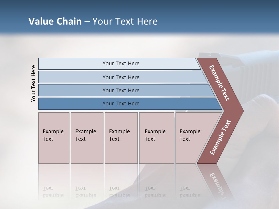 A Person Holding A Gun In Their Hand PowerPoint Template
