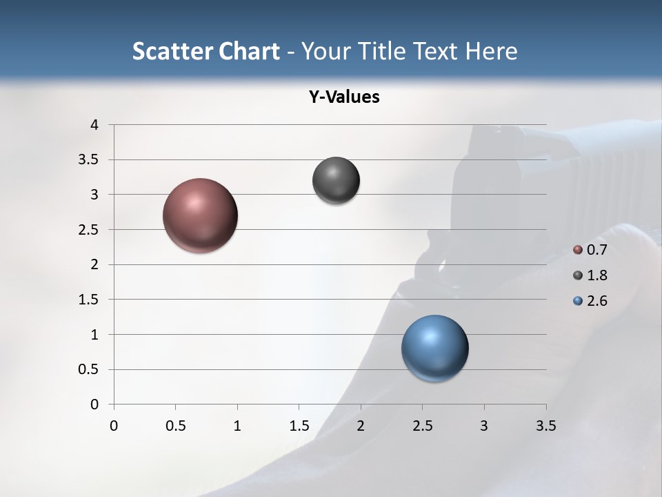 A Person Holding A Gun In Their Hand PowerPoint Template