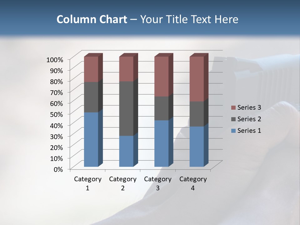 A Person Holding A Gun In Their Hand PowerPoint Template