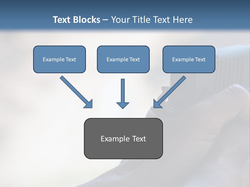 A Person Holding A Gun In Their Hand PowerPoint Template