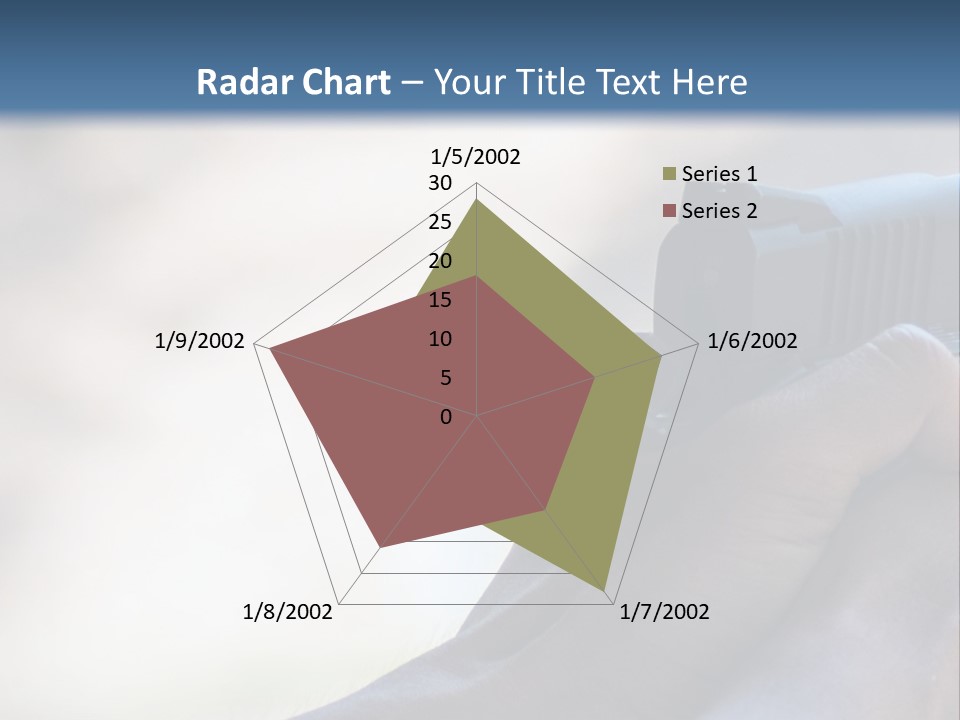 A Person Holding A Gun In Their Hand PowerPoint Template