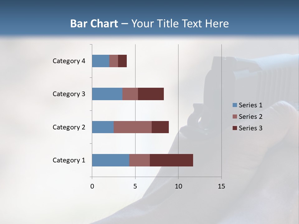 A Person Holding A Gun In Their Hand PowerPoint Template