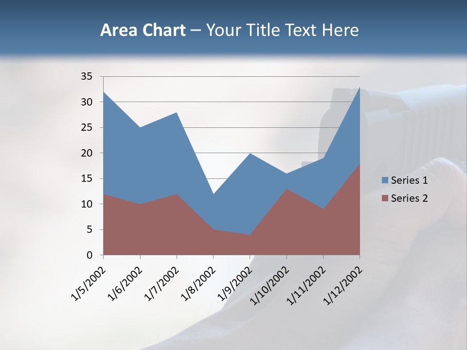 A Person Holding A Gun In Their Hand PowerPoint Template