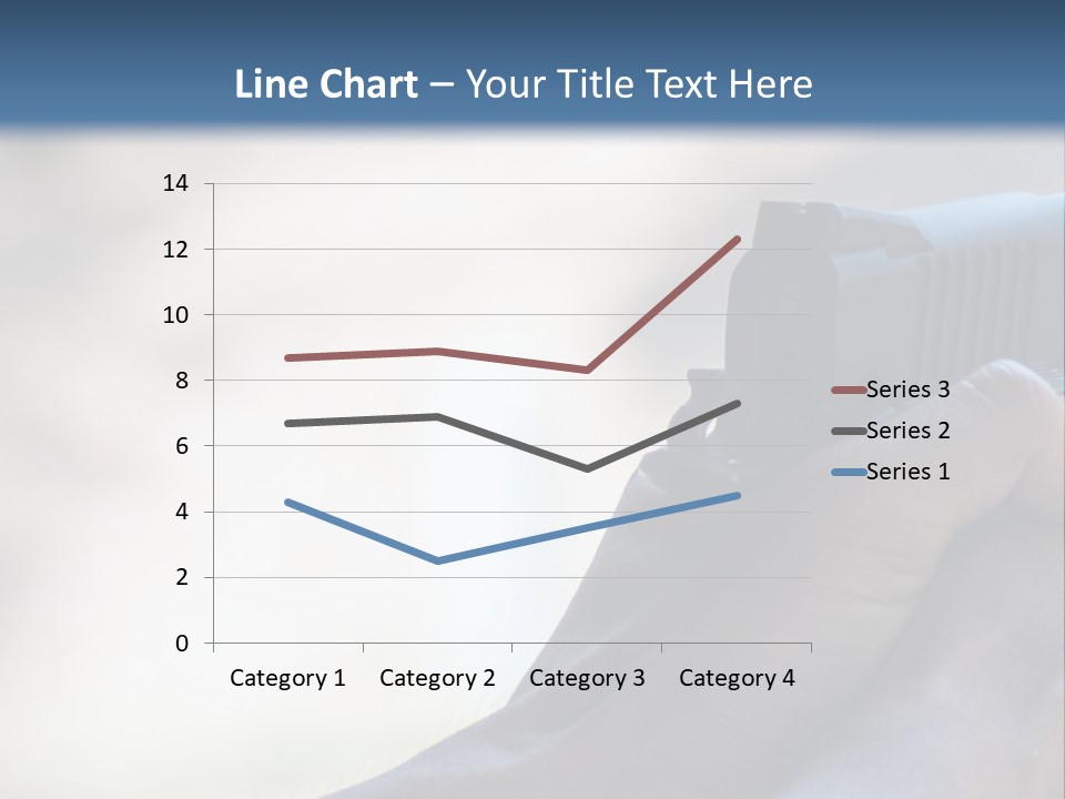 A Person Holding A Gun In Their Hand PowerPoint Template
