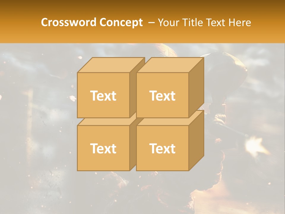 A Man In A Gas Mask Holding A Gun PowerPoint Template