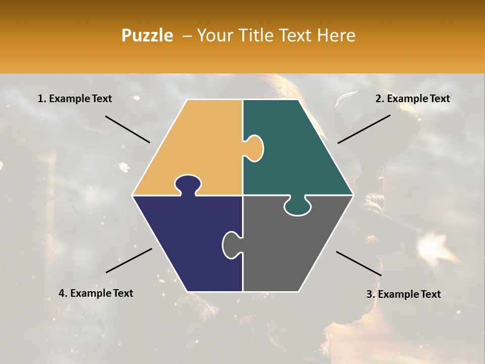 A Man In A Gas Mask Holding A Gun PowerPoint Template