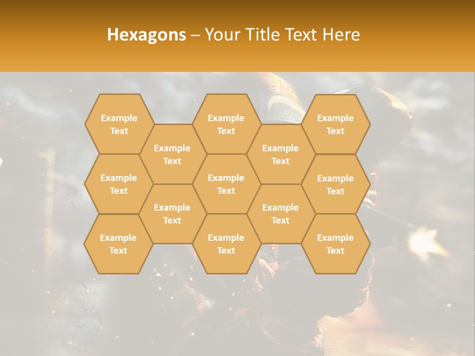 A Man In A Gas Mask Holding A Gun PowerPoint Template