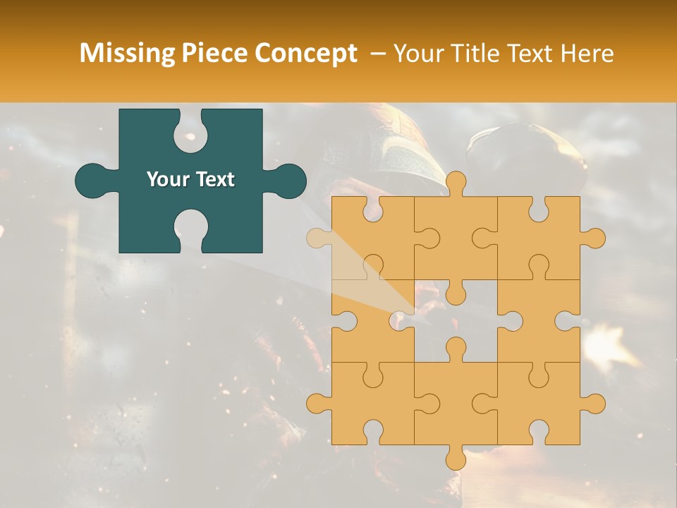 A Man In A Gas Mask Holding A Gun PowerPoint Template