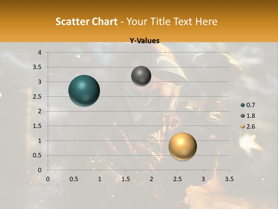 A Man In A Gas Mask Holding A Gun PowerPoint Template