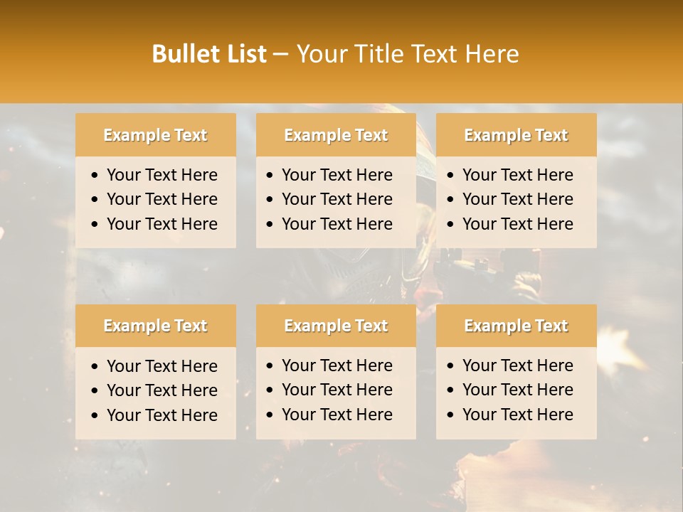 A Man In A Gas Mask Holding A Gun PowerPoint Template