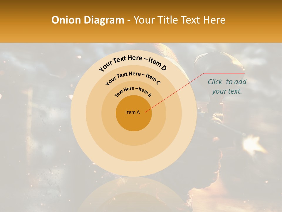 A Man In A Gas Mask Holding A Gun PowerPoint Template
