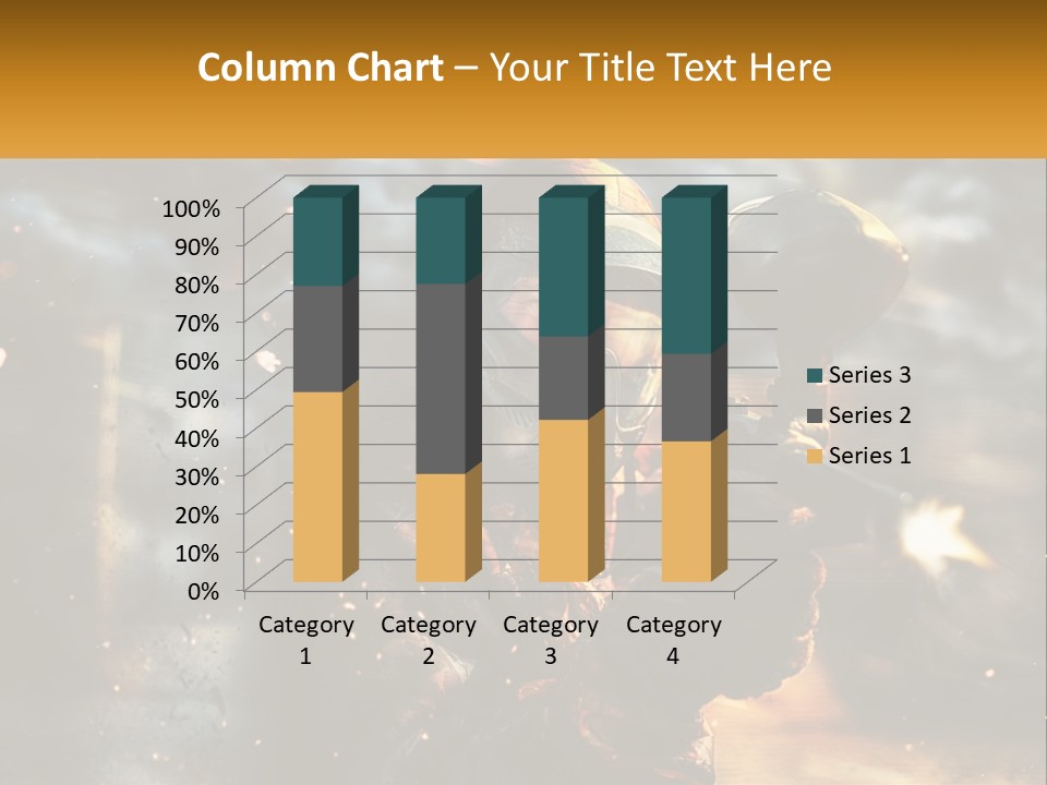 A Man In A Gas Mask Holding A Gun PowerPoint Template